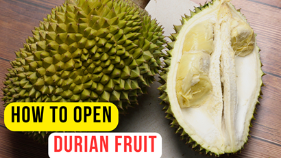 How To Open a Durian Step By Step (Handling)